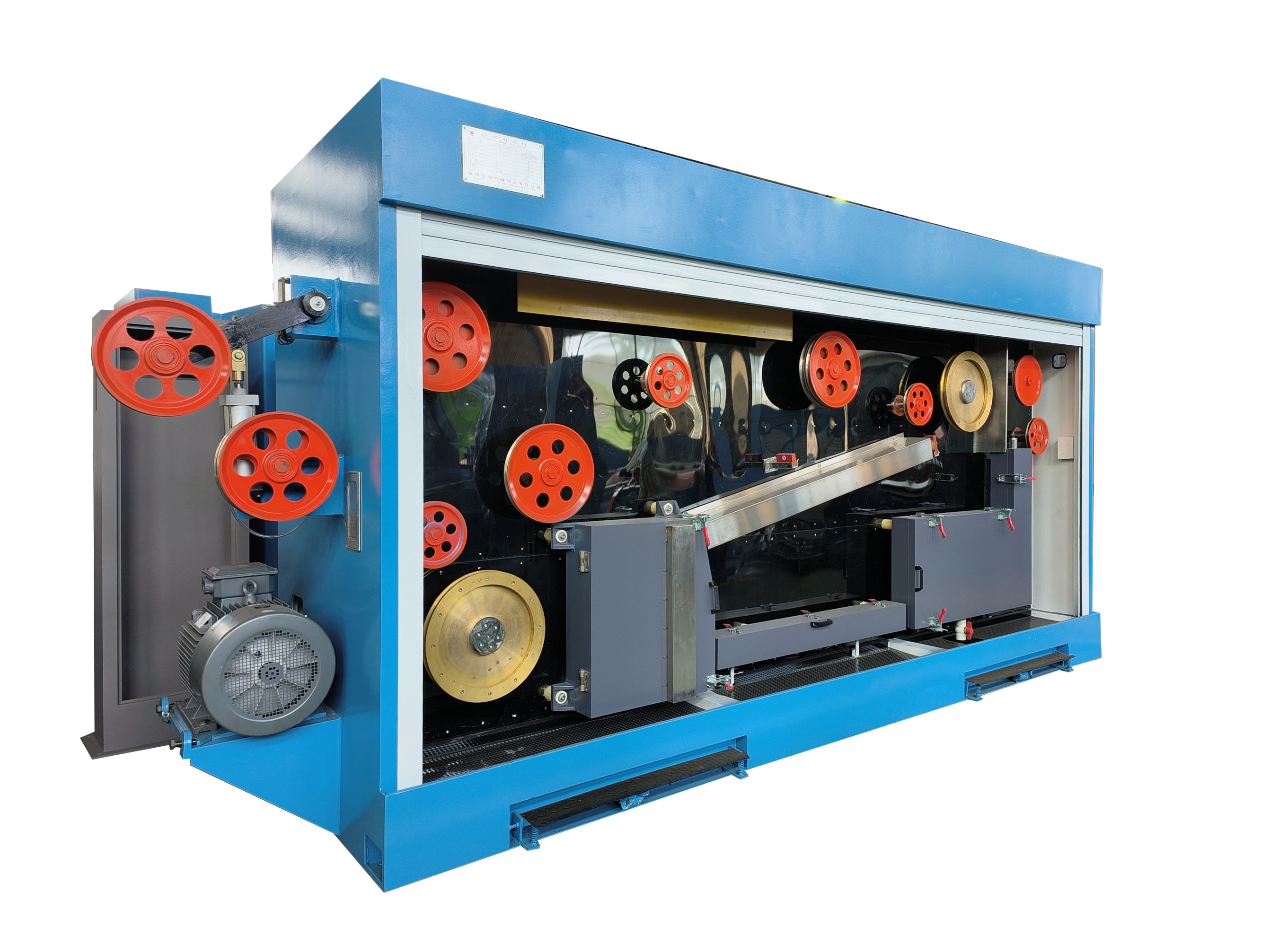 LT11/350環保低聲音型水箱銅中拉連拉連退機組